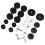 Set di ricambio per cimbali da 23 pezzi, 2,5/4/5 cm, Nero 15