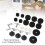 Set di ricambio per cimbali da 23 pezzi, 2,5/4/5 cm, Nero 4