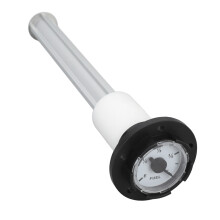 Universal 13.8in Mechanical Gas Cap Gauge with Float for Yachts & Trucks
