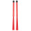 2PCS Retractable Drum Brushes Rubber Handle Plastic Bristles Red 3