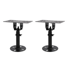 Heavy Duty Wall & Ceiling Mount Speaker Stand with Telescopic Rod - 88lbs