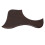 Linkshändiges Gitarren-Pickguard: PVC, selbstklebend 15
