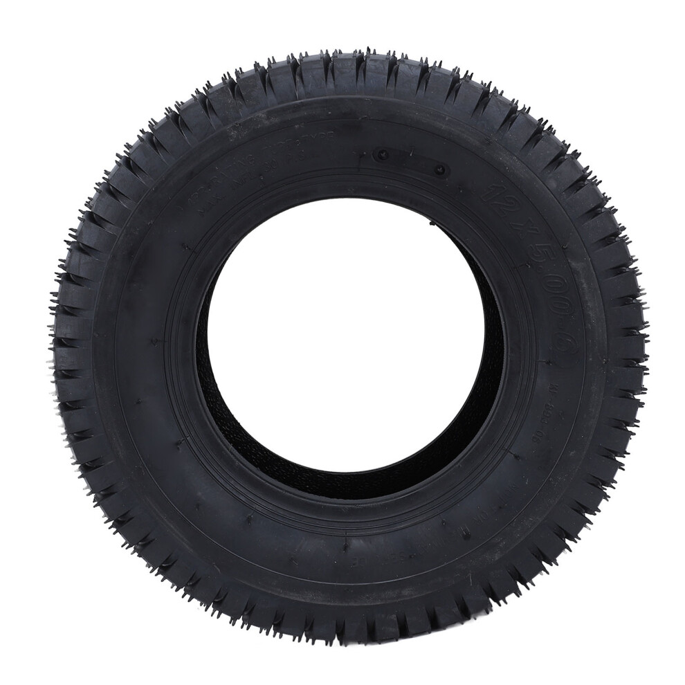 12X5‑6 Tubeless Rubber Tire for ATV UTV Golf Cart & Lawn Mower