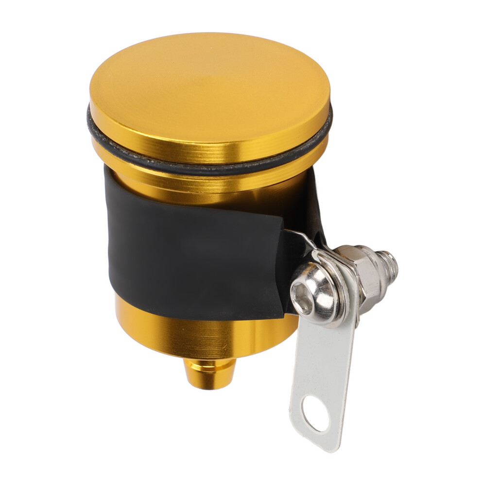 Universal Aluminum Motorcycle Brake Fluid Reservoir 40Ml Fits R1 R6 Z1000 Gold 5071334282771