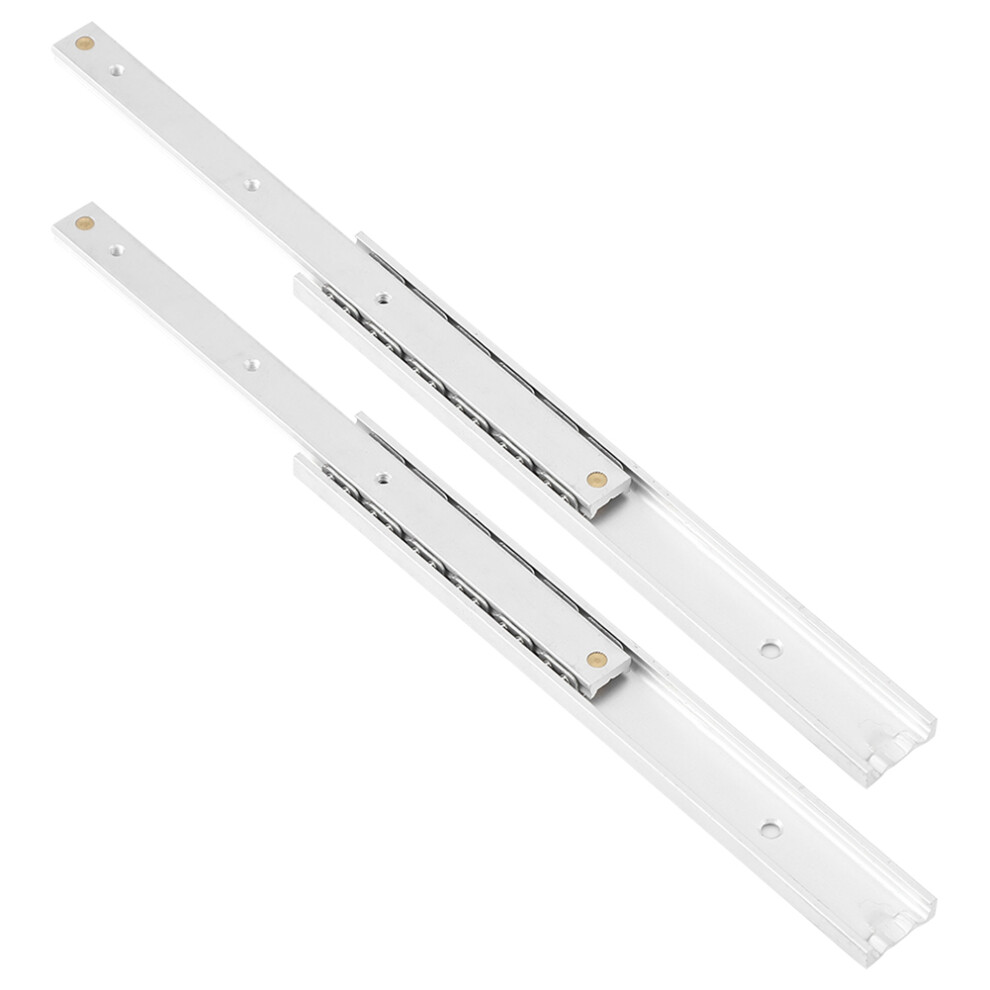 Mini Aluminum Alloy Drawer Slideway 140Mm Durable Smooth Silver Set 8701334283016