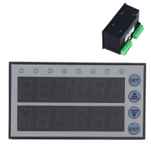 PLC-Textanzeige DC24V Digital 8 LED FX2N 10MR Programmierbar mit 2-Wege-Analogeingang und USB-zu-TTL-Downloadkabel