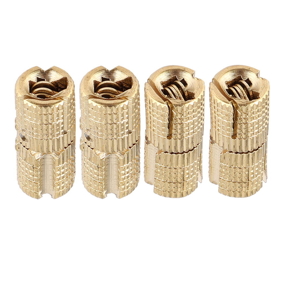 4Pcs Copper Brass Concealed Hinge 8Mm 180 Load 10Kg Durable 7601334285427