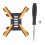 AVATA2 train d'atterrissage - Noir/Orange, ABS pliable 2