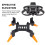 AVATA2 train d'atterrissage - Noir/Orange, ABS pliable 4