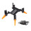 AVATA2 train d'atterrissage - Noir/Orange, ABS pliable 15