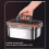 Lunchbox aus Edelstahl 304 2700ML Silber 7