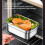 Lunchbox aus Edelstahl 304 2700ML Silber 4