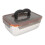 Lunchbox aus Edelstahl 304 2700ML Silber 14