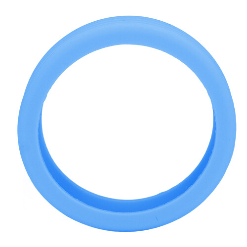 8 pièces de caches-roue en silicone bleu pour valises, étanches 2
