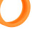 8er-Pack Silikon-Kofferrollenabdeckungen orange 9