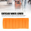 8er-Pack Silikon-Kofferrollenabdeckungen orange 7