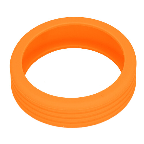 8er-Pack Silikon-Kofferrollenabdeckungen orange 2