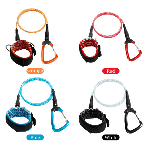 Laccetto di sicurezza subacqueo 1m x 5mm blu 1