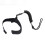Durable 5ft Coiled Paddleboard Leg Leash Black 5mm Cord 15