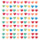100 pezzi di mini pinze a forma di cuore per capelli per bambini, colorate 3