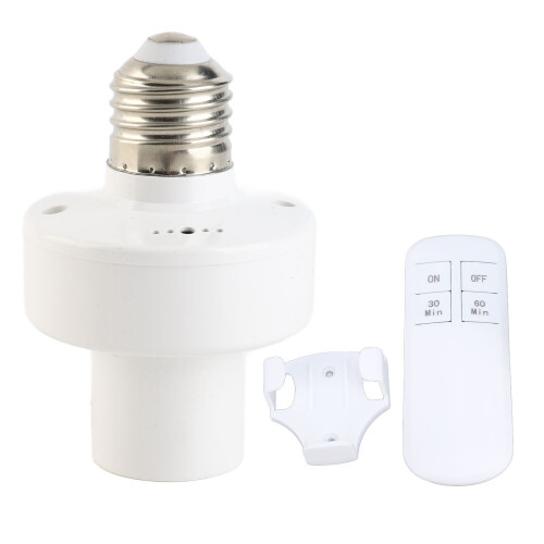 Portalampada telecomandata 30/60min E26 E27 1