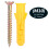 M10 Plastic Wall Plug & Stainless Steel Self Tapping Screws Kit 6