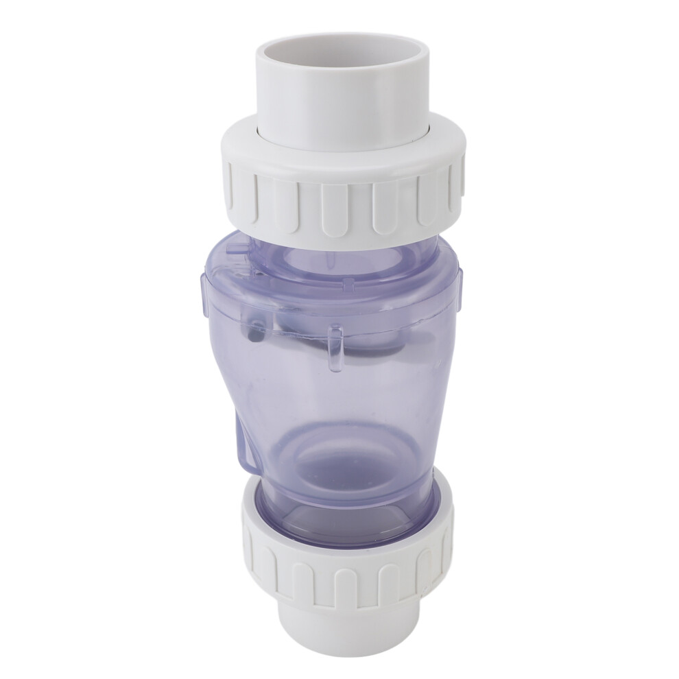 2 Inch Transparent Check Valve For Pools, Water Pipes, Hvac 8431334297941
