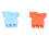 Mini pinces papillon 100 pièces couleurs variées 5