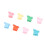 Mini pinces papillon 100 pièces couleurs variées 1