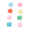 Mini pinces papillon 100 pièces couleurs variées 10