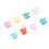 Mini pinces papillon 100 pièces couleurs variées 13