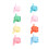 Mini pinces papillon 100 pièces couleurs variées 6