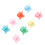 Mini pinces papillon 100 pièces couleurs variées 11