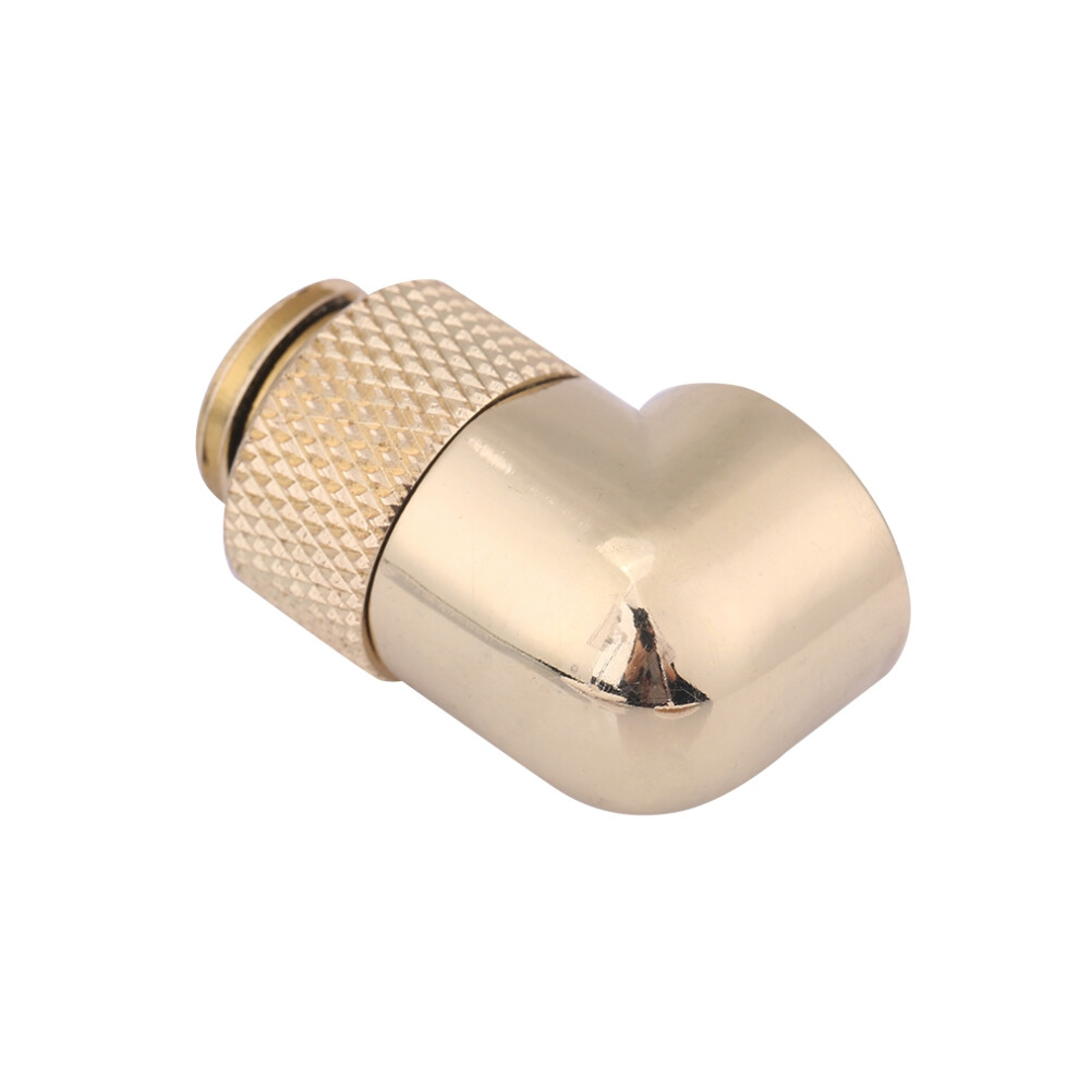 G1/4 90 Brass Computer Water Cooling Tube Fitting Connector 360 Rotation 4231334301211