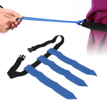 Adjustable Flag Football Belt with 3 Blue Flags for Kids and Adults