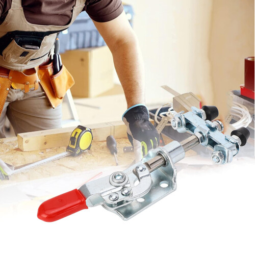 FA3004B Morsa a leva push-pull in ferro L/R 40 kg 16,4 mm