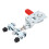 FA3004B Morsa a leva push-pull in ferro L/R 40 kg 16,4 mm 9