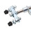 FA3004B Morsa a leva push-pull in ferro L/R 40 kg 16,4 mm 10