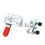 FA3004B Morsa a leva push-pull in ferro L/R 40 kg 16,4 mm 12