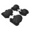 Ginocchiere/gomitiere tattiche 22x16, 18x13 cm nero 14
