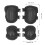 Ginocchiere/gomitiere tattiche 22x16, 18x13 cm nero 2