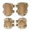 Set de rodilleras y coderas, plástico TPE, camuflaje 3