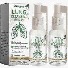 (2pcs)Herbal Lung Cleansing Spray for Respiratory Support & Detox, Natural Breath Freshener, 2024 Edition