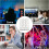 Teclado mecánico mini de 12 teclas, blanco, interruptor rojo 4
