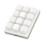 Teclado mecánico mini de 12 teclas, blanco, interruptor rojo 9