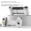 Joystick RGB con sensor de efecto Hall 350mAh 129-252mm Blanco Estrella 3