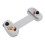 Joystick RGB con sensor de efecto Hall 350mAh 129-252mm Blanco Estrella 16