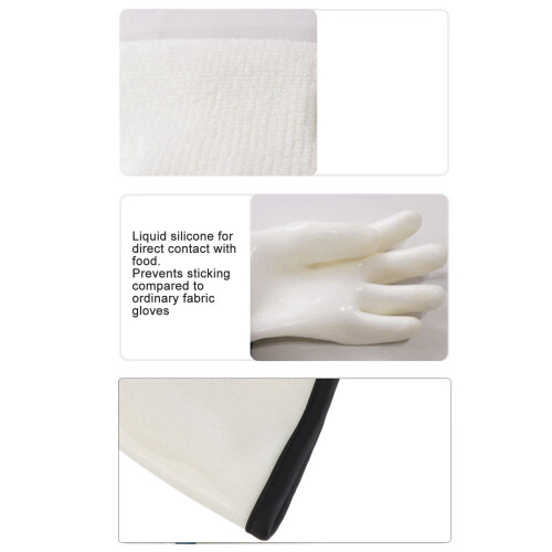 Lange Silikon-Ofenhandschuhe, 350, hitzebeständig 2