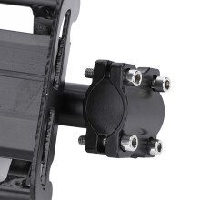 Verstellbares Gepäckträger-Regal aus Aluminiumlegierung für Fahrrad, 10kg, Schwarz
