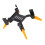 Avata2 train d'atterrissage pliable en ABS noir/orange 6